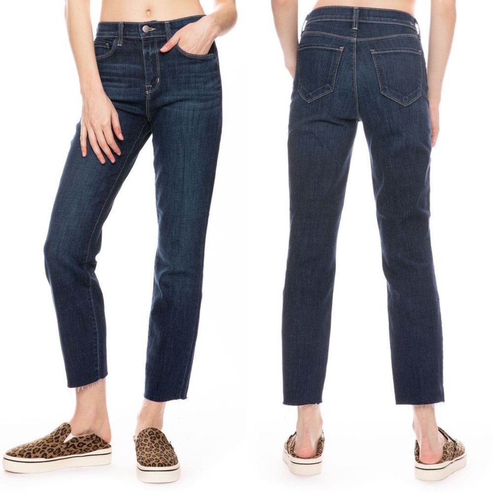 L’Agence | Sada High Rise Cropped Jeans
